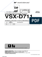 Pioneer - Receiver VSX-D711 - Service Manual