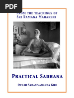 Practical Sadhana, From The Teachings of Bhagavan Ramana Maharshi