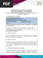 Guía de Actividades y Rúbrica de Evaluación - Paso 1 - Origen de La Didáctica