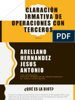 Declaración Informativa de Operaciones Con Terceros