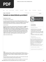 Sockets en Java (Cliente y Servidor) - Codigoprogramacion
