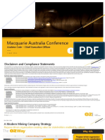 OZL Macquarie Australia Conference