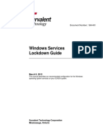 SM-401 Windows Services Lockdown Guide