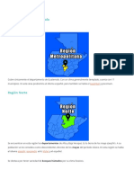 Las 8 Regiones de Guatemala