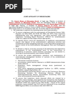 Form 2 Affidavit of Joint Undertaking