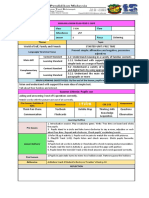 English Lesson Plan Year 5 Cefr