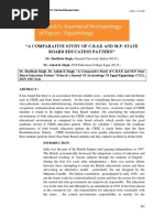 A Comparative Study of C.B.S.E and M.P. State Board Education Pattern