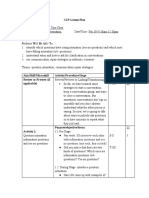 Question Intonation and Communication Repair Lesson Plan