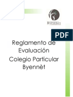 Reglamento de Evaluación 2022