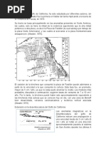 Resumen Apertura Del Golfo de California