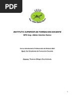 INSTITUTO SUPERIOR DE FORMACION DOCENTE Trabajo Practico