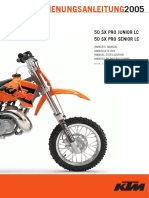 (TM) KTM Manual de Taller KTM SX KTM SX 50 2005