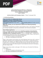 Activity Guide and Evaluation Rubric - Phase 3 - Language Skills