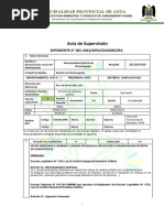 Modelo de Acta de Supervisión