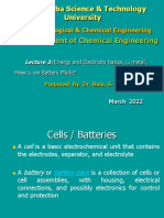 Addis Ababa Science & Technology University: Department of Chemical Engineering