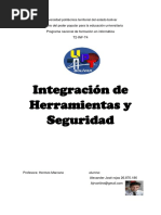 Integración de Herramientas y Seguridad