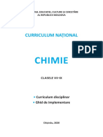 Curricula CHIMIE