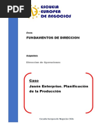 11 Caso Jason Enterprise. Planificacion de La Produccion