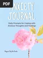 Anxiety Journal Daily Prompts For Coping With Anxious Thoughts and Feelings