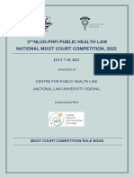 2 Nluo-Phfi Public Health Law National Moot Court Competition, 2022