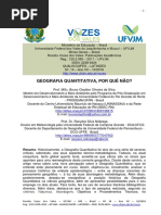 TEXTO 08 - Geografia Quantitativa, Por Quê Não