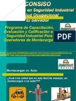 Programa para Operadores Montacargas