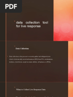 Data Collection Tool For Live Response