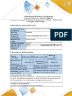 Guía de Actividades y Rúbrica de Evaluación - Fase 3 - Cultura Un Concepto Antropológico