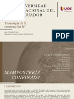 Mampostería Confinada Grupo 2