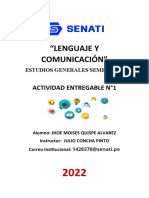 Entregable N°1 Lenguaje y Comunicaciones