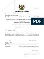 Development Permit Application.