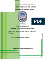 ORÉ SÁNCHEZ - INFORME 2 Ensayo de Reometría