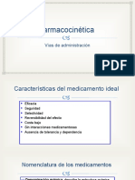 2.1 Absorción y Vías de Administración