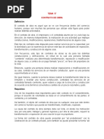 Definición: Tema 17 Contrato de Obra