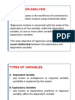 Regression Analysis: Causal Relationship Between The Explanatory and