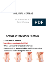 Inguinal Hernias: Trix M. Asuncion M.D. General Surgery