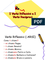 I Verbi Riflessivi e I Verbi Reciproci