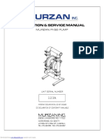 Operation & Service Manual: Murzan Inc