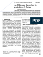 Modifications of Banana Starch and Its Characteristics: A Review