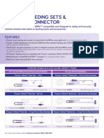 Flocare® Feeding Sets & Two Pack Connector: Features