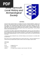 Great Yarmouth Local History and Archaeological Society Journal 2020