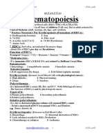 Hematopoiesis: Rbcs