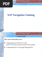 SAP Navigation Training2