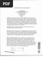 DTIC - Dielectric Constants of Lubricating Oils