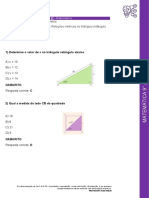 Atividade 22 - Razões Trigonométricas Dos Angulos 30, 45 e 60