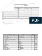 Form Usulan Pengadaan / Perbaikan Barang: Periode / Bulan