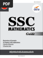 Disha SSC Mathematics Guidein English