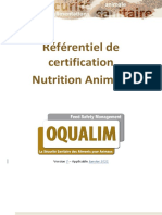 Référentiel de Certification de L'alimenation Animale