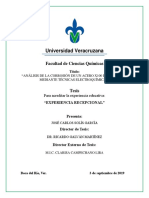 Análisis de La Corrosión de Un Acero X 100 en Salmuera Con T.E