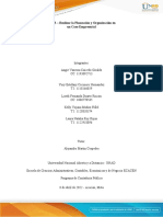 Unidad 2 Fase 3 - Realizar La Planeación y Organización de Un Caso Empresarial